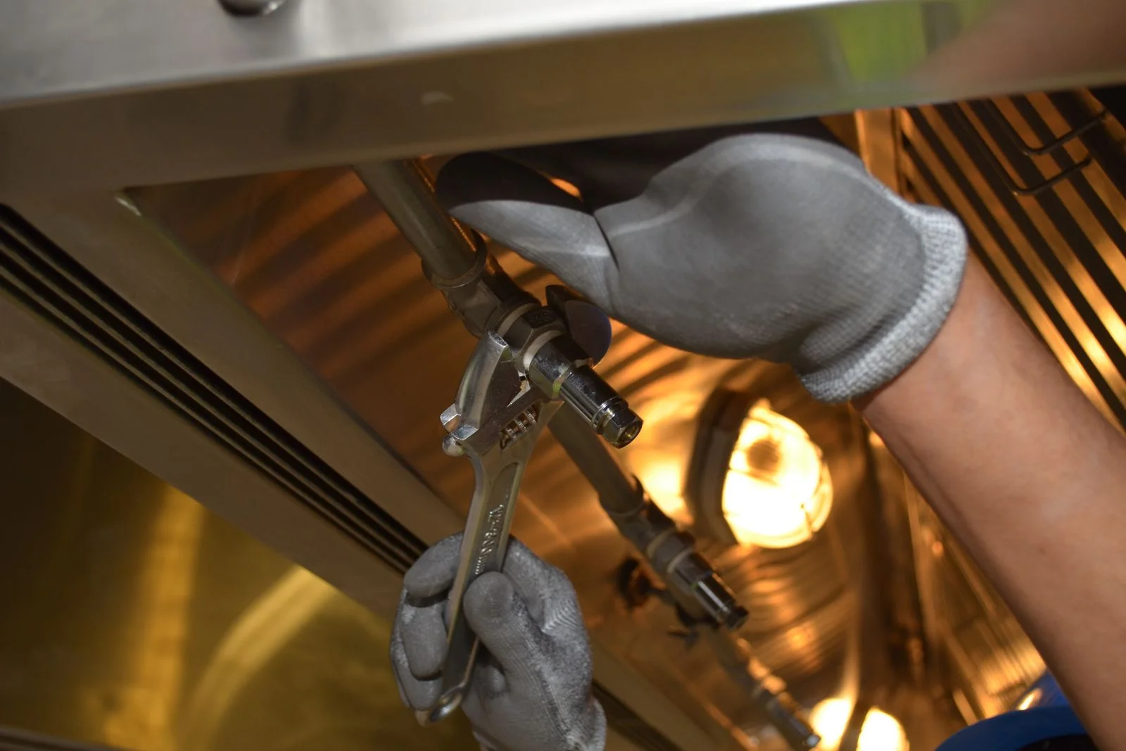 commercial drain cleaning cleveland tn under a stainless steel kitchen counter